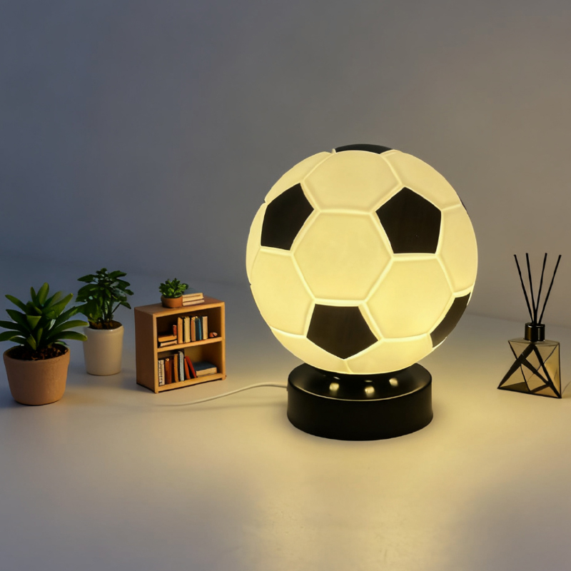 Desk Setup Desk - Football LED High-End Creative Gift Table