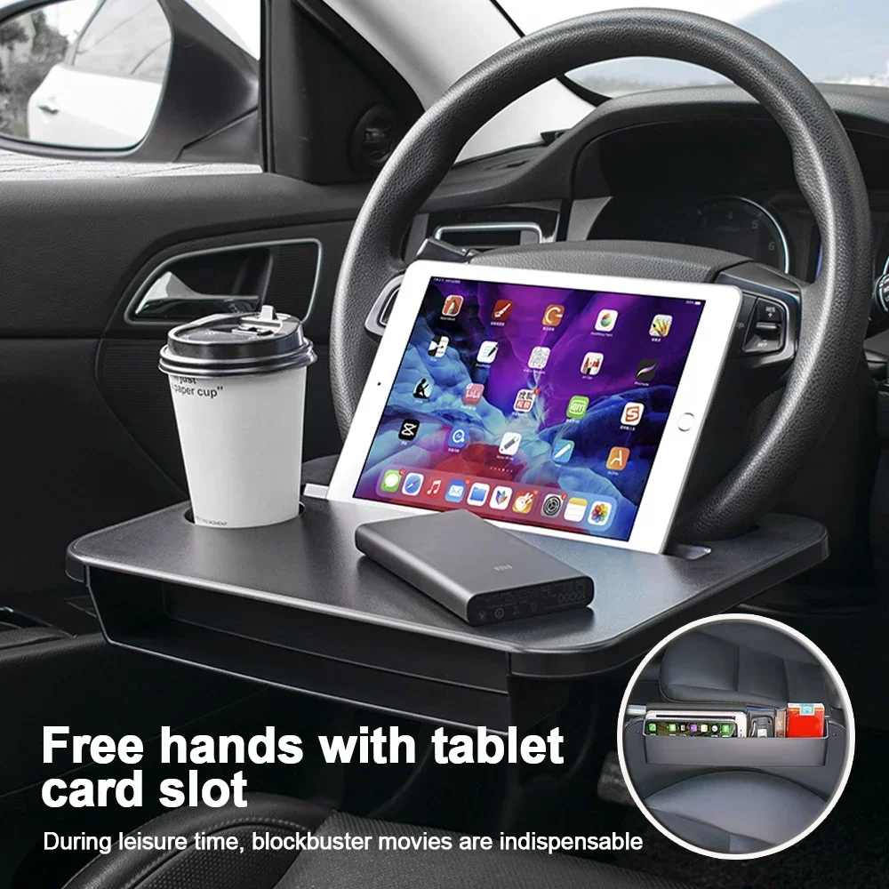 Desk Setup Desk - Multi-used Car Tray Laptop Desk Pad
