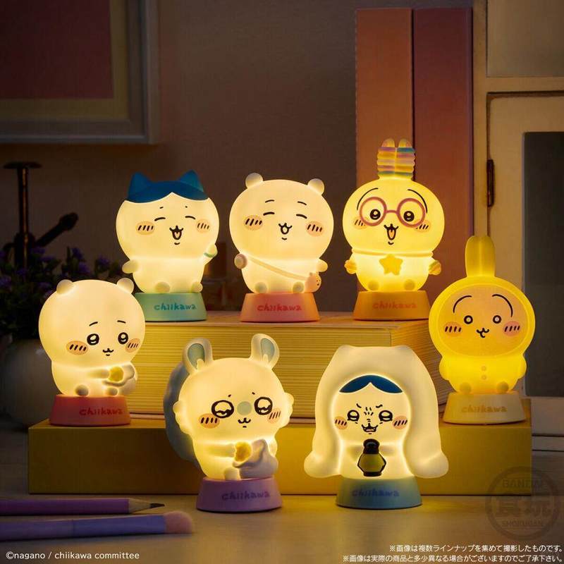 Desk Setup Lamp - Bandai Chiikawa Anime Night Light Figure