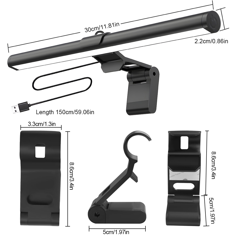 Desk Setup Lamp - Desktop PC Monitor Screen Hanging Light