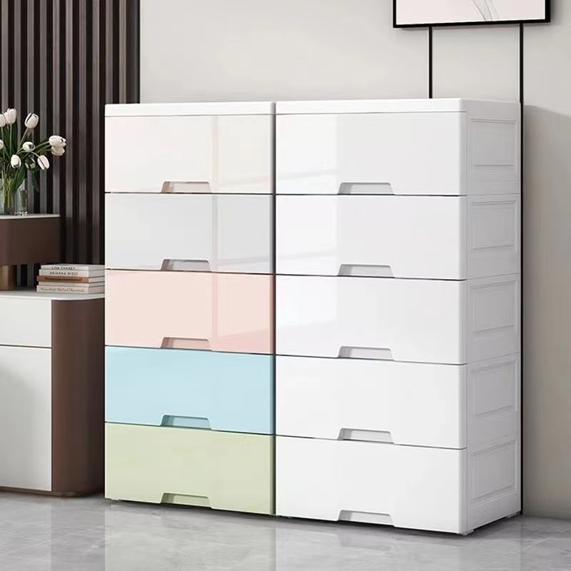 Desk Drawer Unit - Multi-Layer Drawer-Type Storage Cabinet with Wheels,