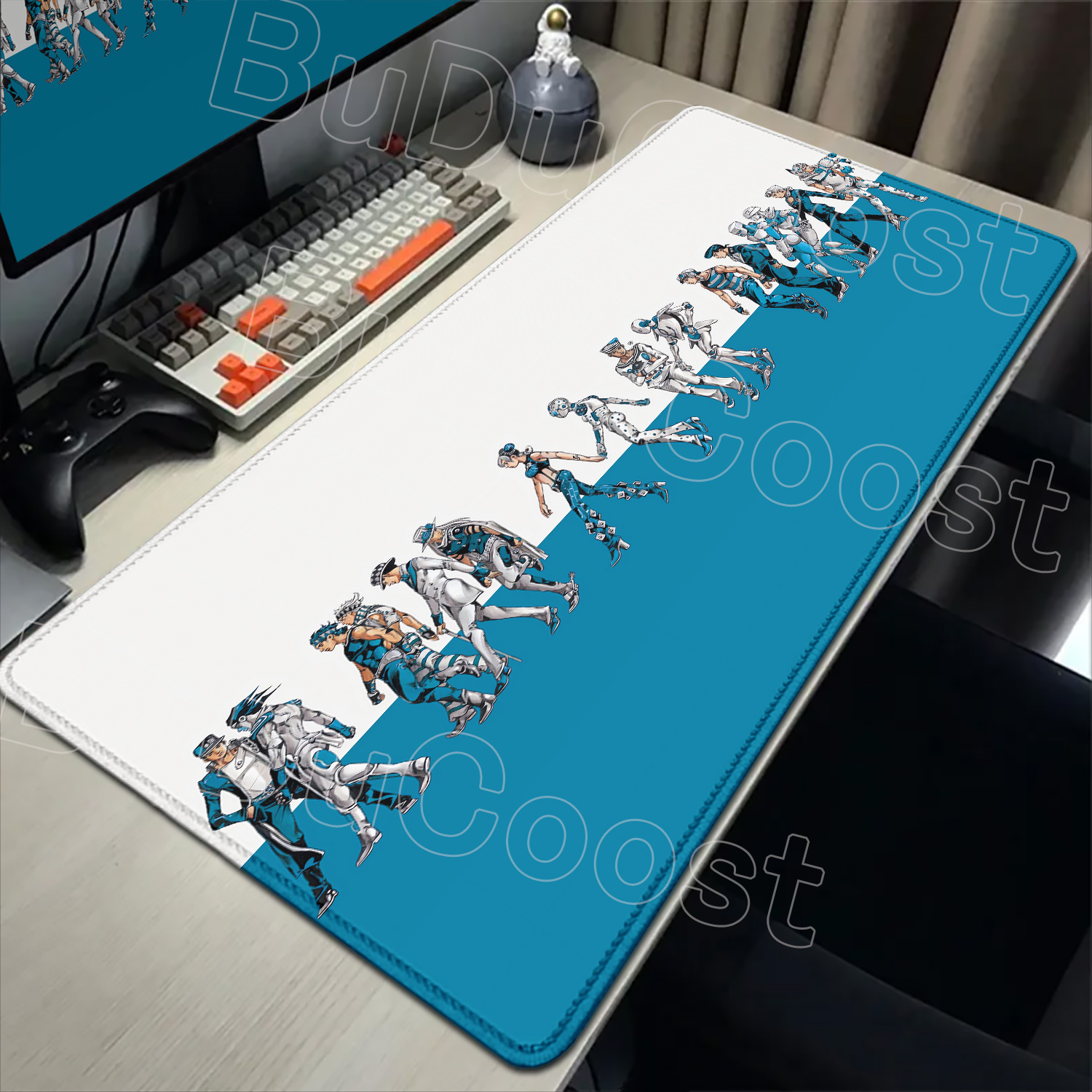Desk Setup Mat - HD J-Jojo B-Bizarre A-Adventure Mouse Pad