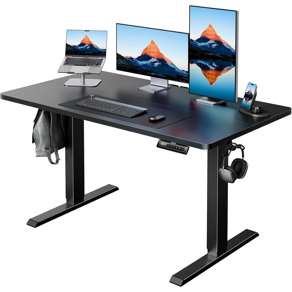 Desk Setup Height - Electric Standing Desk, 47 x 28