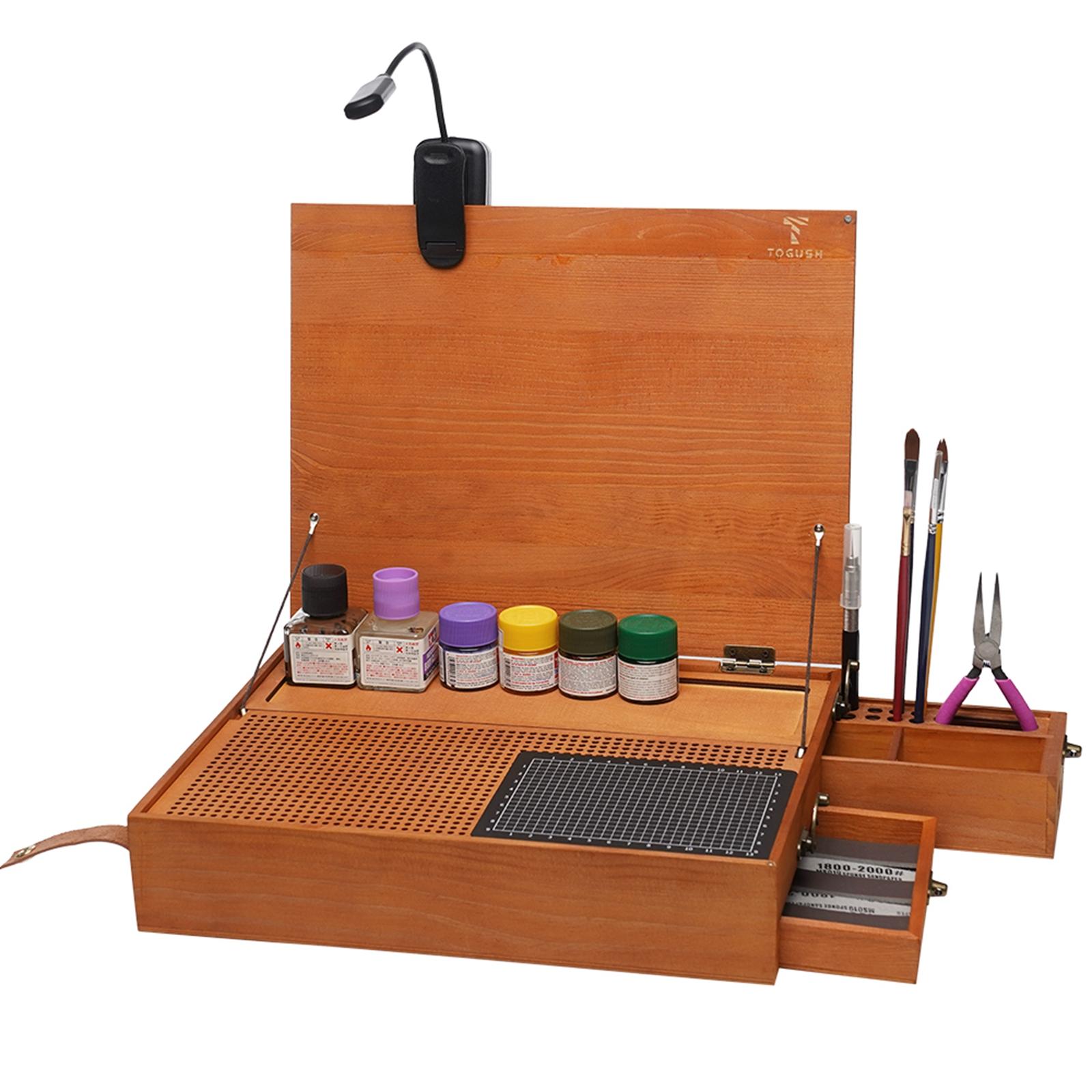 Desk Setup Mat - Hobby Work Table for Model Building,