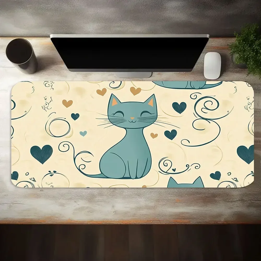 Desk Setup Office - Gaming Mouse Pad 1PC Animal Cartoon