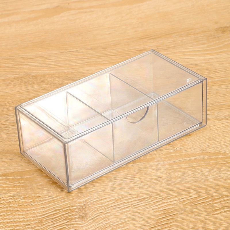 Desk Drawer Unit - Pull-out mirror cabinet organizer with removable