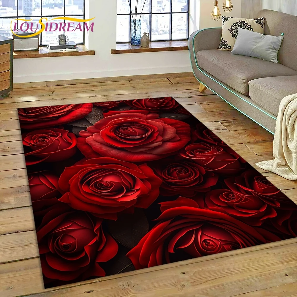 Rose Flowers Nordic Love Roman - Desk Setup Girly ulasan dan harga