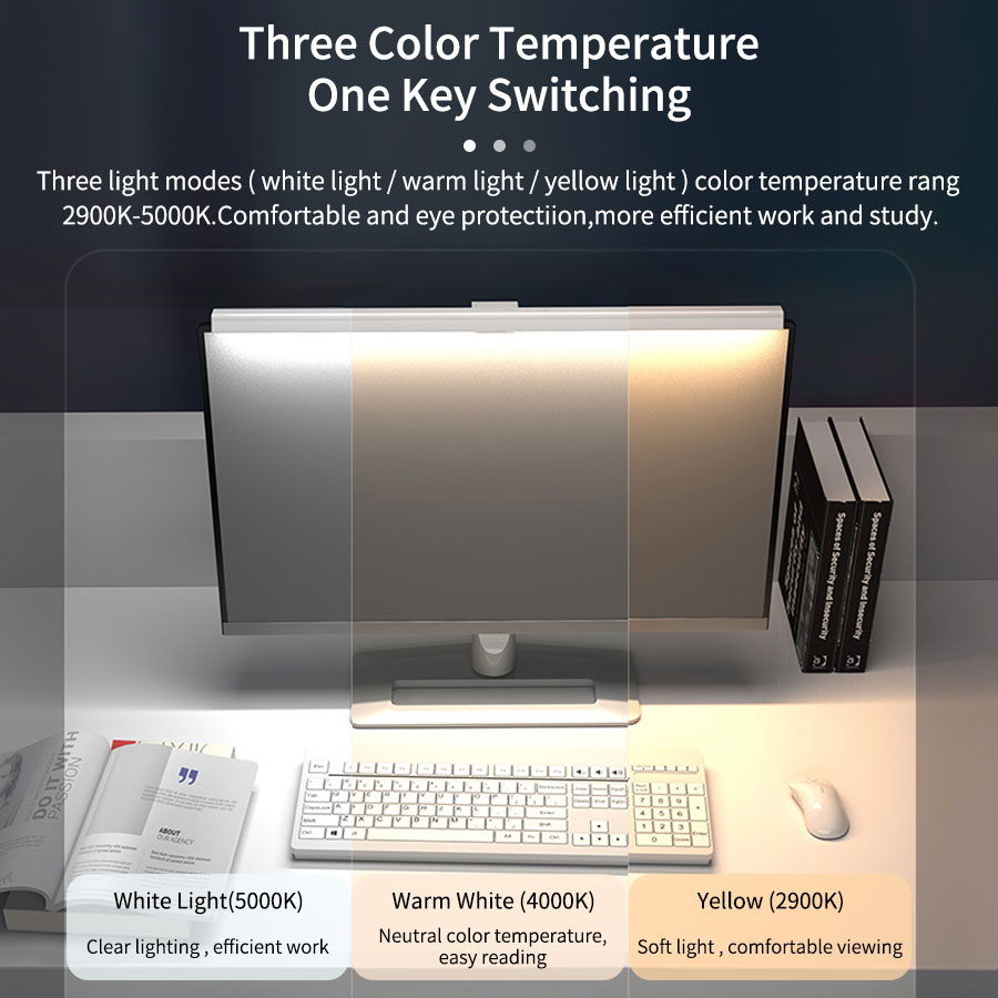 50cm Computer Monitor Light Ba - Desk Setup Lamp ulasan dan harga
