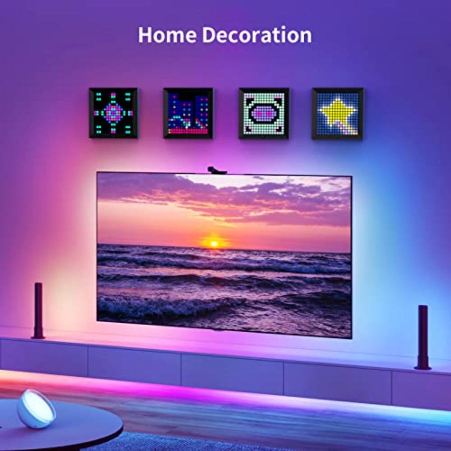 LED Light Pixel Display Panel  - Desk Setup Desk ulasan dan harga