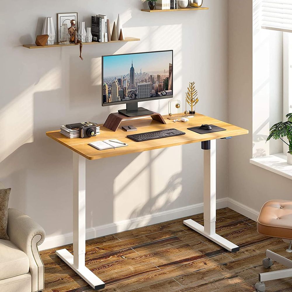 48x24 One-Piece Electric Stand - Desk Setup One Monitor ulasan dan harga