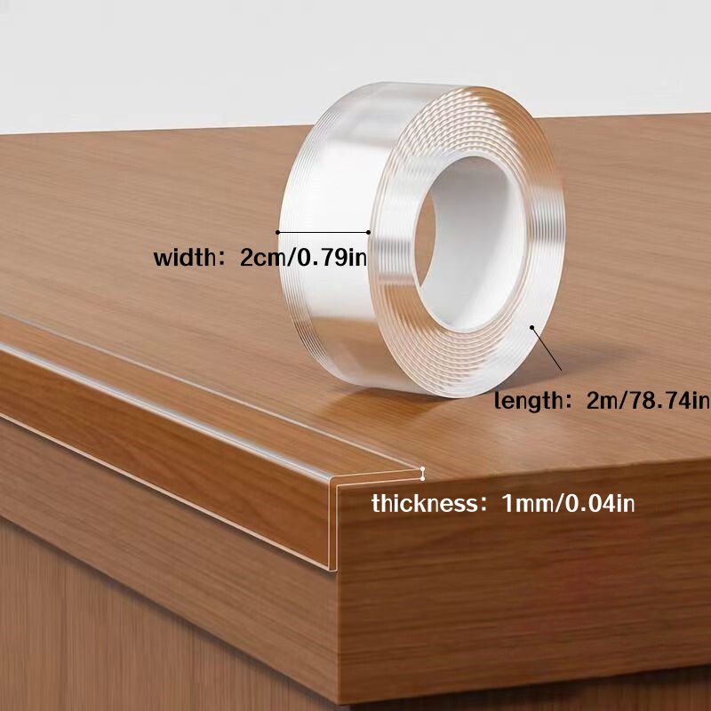 1 Roll 2m/78.74in Transparent  - Desk Drawer Unit ulasan dan harga