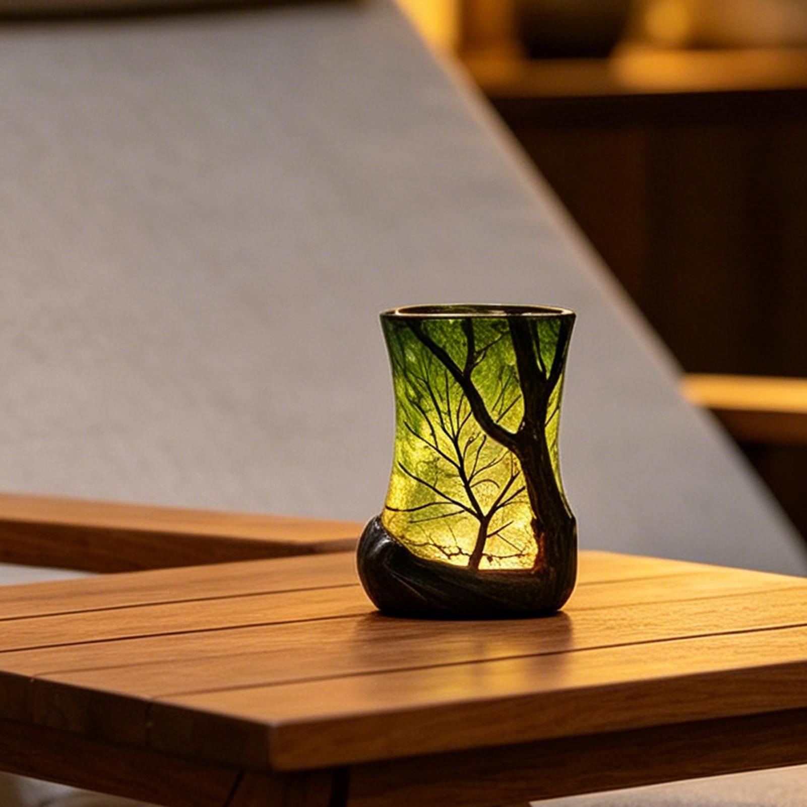 Bedside Table Lamp Forest Nigh - Desk Setup Desk ulasan dan harga