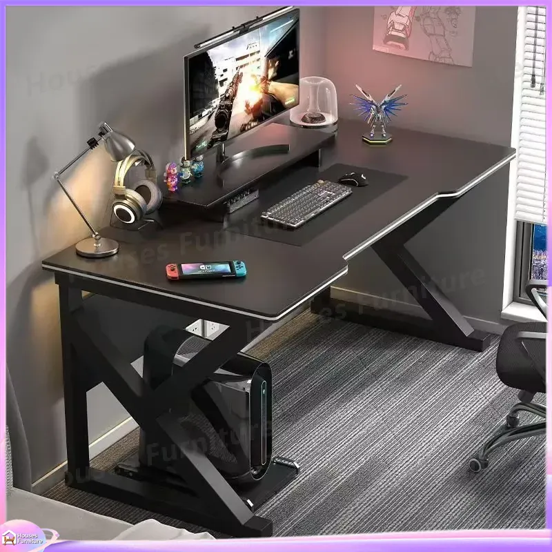 Cafe Metal Gaming Desk Black M - Desk Setup Office ulasan dan harga