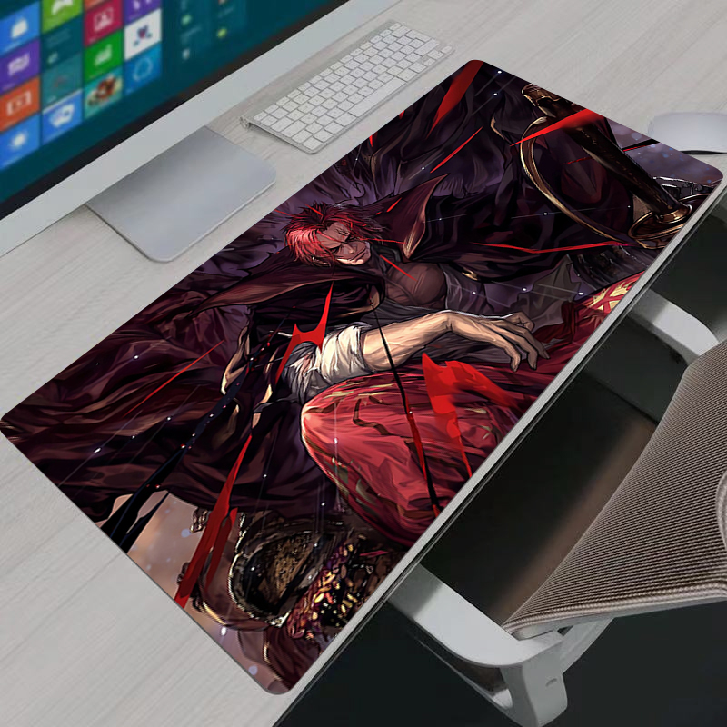 One Piece Shanks Mouse Pad Lar - Desk Setup Mat ulasan dan harga