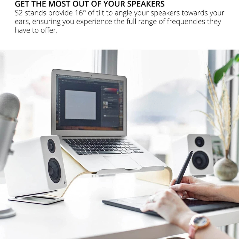 Xnyocn Desktop Speaker Stand N - Desk Setup With Speakers ulasan dan harga