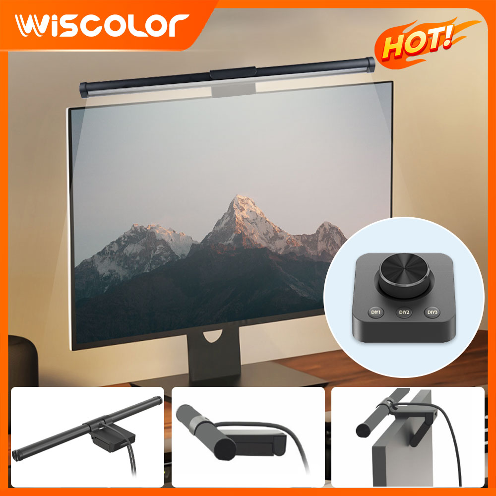 RGB Light Bar Monitor Setup De - Desk Setup Office ulasan dan harga