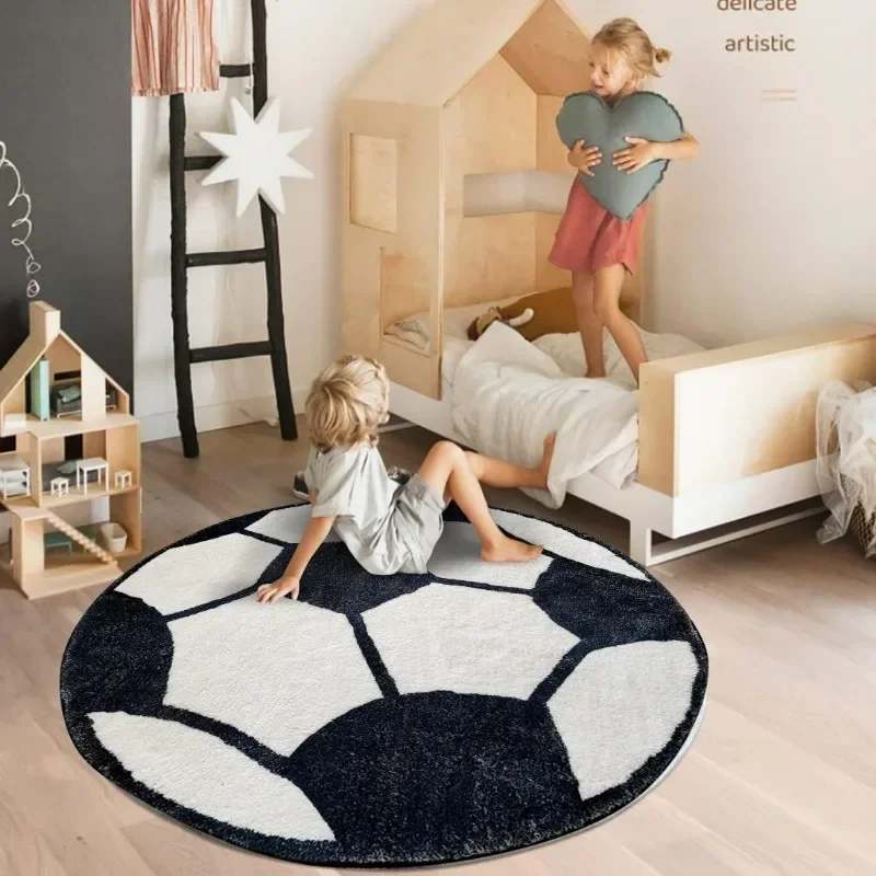 Imitation Cashmere Round Floor - Desk Setup Girly ulasan dan harga
