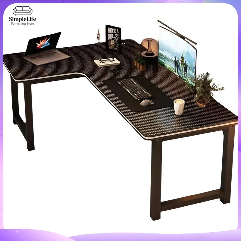 Corner Gaming Desk Computer De - Desk Setup Office ulasan dan harga
