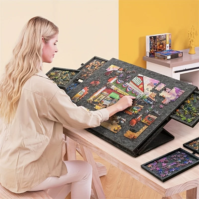 6-Drawer 1500pcs Jigsaw Puzzle - Desk Drawer Unit ulasan dan harga