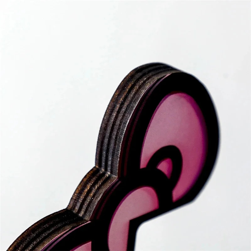 Kawaii Pink Acrylic Bow Monito - Desk Setup Office ulasan dan harga