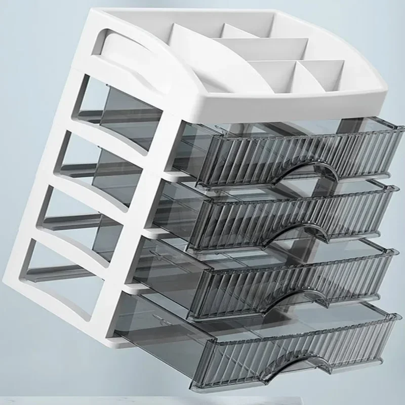 New 1Pc 5-layer Makeup Storage - Desk Drawer Unit ulasan dan harga
