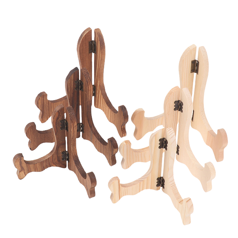 1PCS Foldable Decorative Rack  - Desk Setup Wood ulasan dan harga