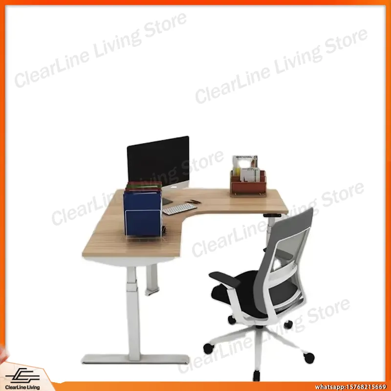 L Shaped Electric Height Adjus - Desk Setup Height ulasan dan harga