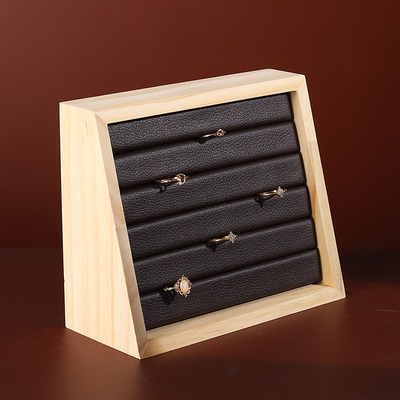 1pc Wood Jewelry Display Tray  - Desk Setup Wood ulasan dan harga