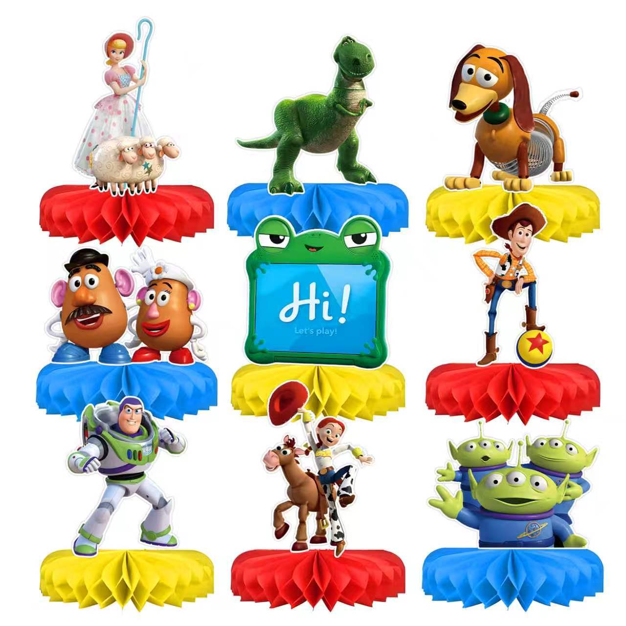 Toy Story 5 Honeycomb Centerpi - Desk Setup Desk ulasan dan harga