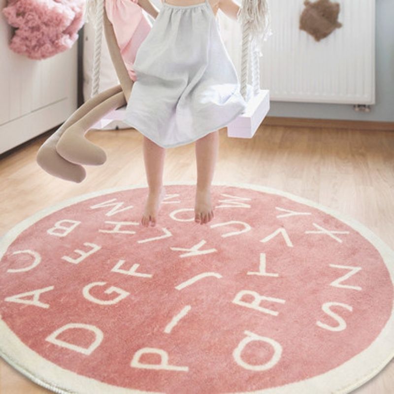 Round Fluffy Carpet For Living - Desk Setup Girly ulasan dan harga