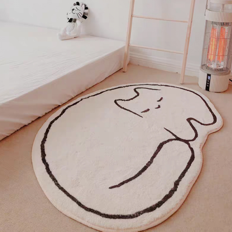 Cute Cat’s Carpet In The Bedro - Desk Setup Girly ulasan dan harga