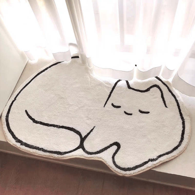Cute Cat’s Carpet In The Bedro - Desk Setup Girly ulasan dan harga