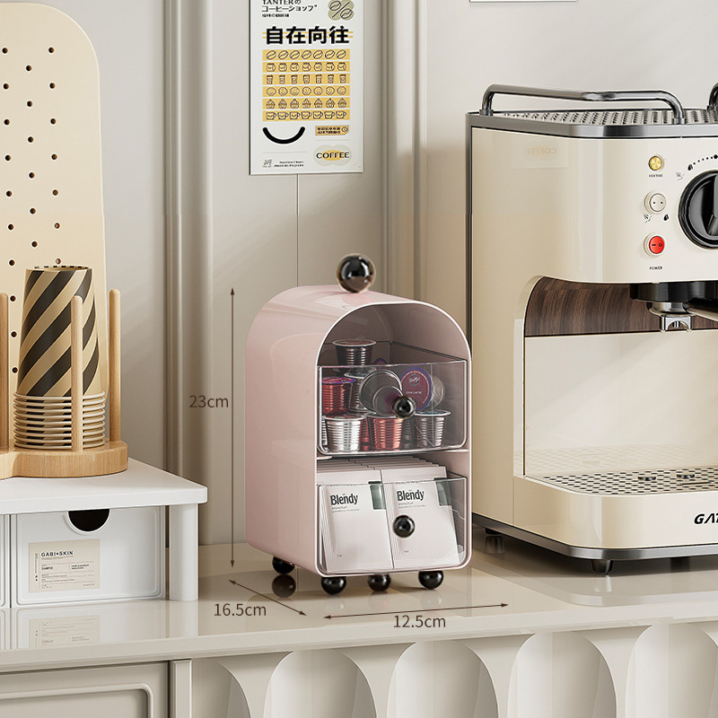Creamy Coffee Capsule Organize - Desk Drawer Unit ulasan dan harga