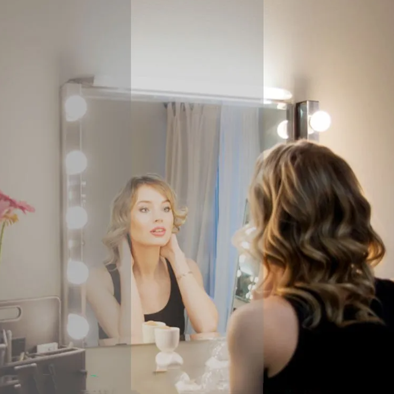 LED Mirror Makeup Mirror w/Lig - Desk Setup Lamp ulasan dan harga