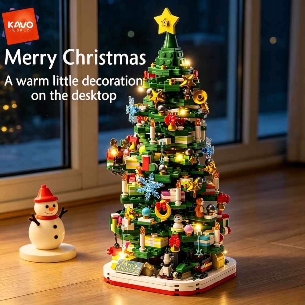 KAVOWORLD 1024pcs Christmas Tr - Desk Setup Lighting Ideas ulasan dan harga