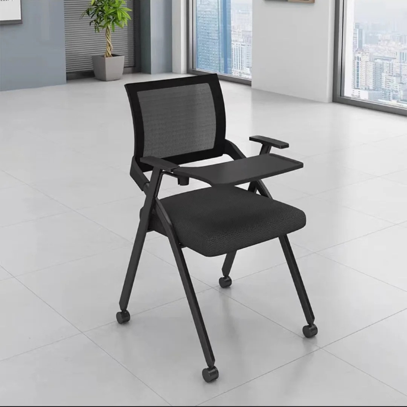 Folding Training Chair with De - Desk Setup Office ulasan dan harga