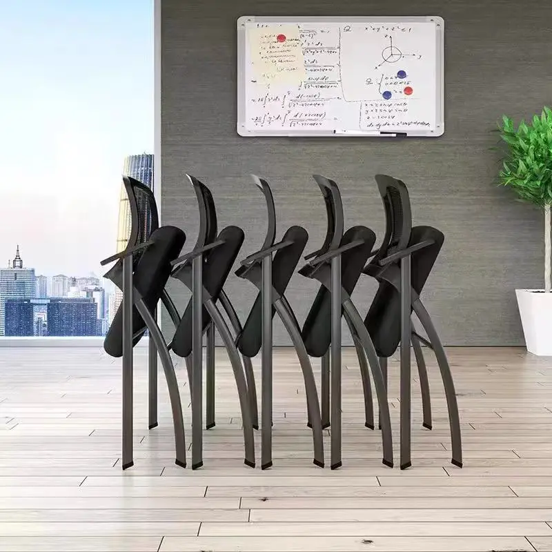 Folding Training Chair with De - Desk Setup Office ulasan dan harga